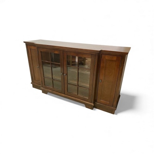 Used Ashley Solid Wood 4-Door Tv Stand Media Console for sale on AptDeco