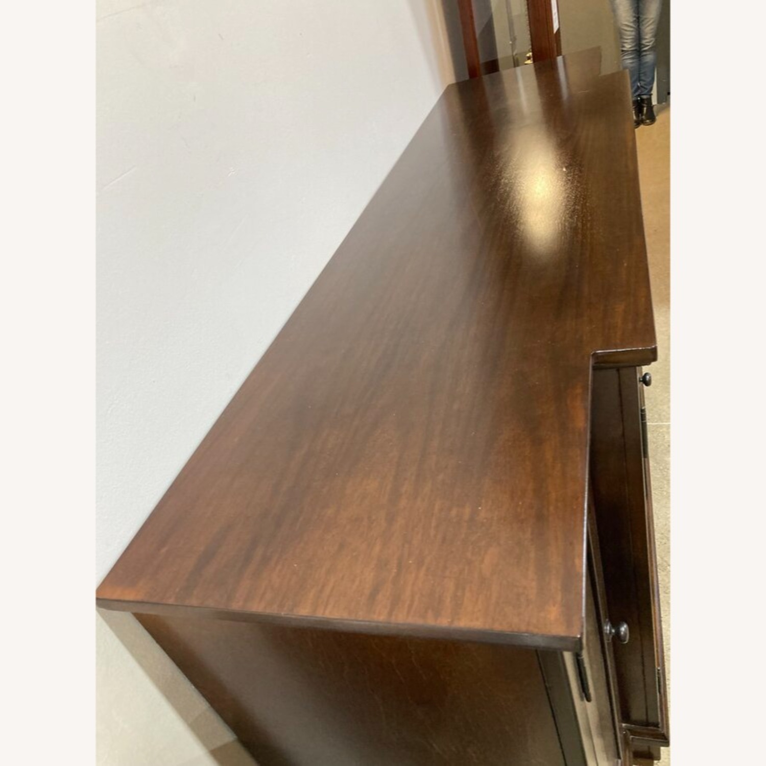 Ashley Solid Wood 4-Door Tv Stand Media Console - image-9