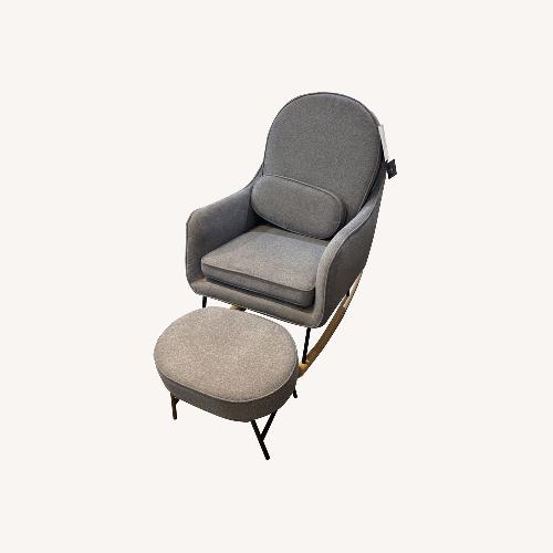 Used Delta Children Forever Elle Rocker & Ottoman for sale on AptDeco