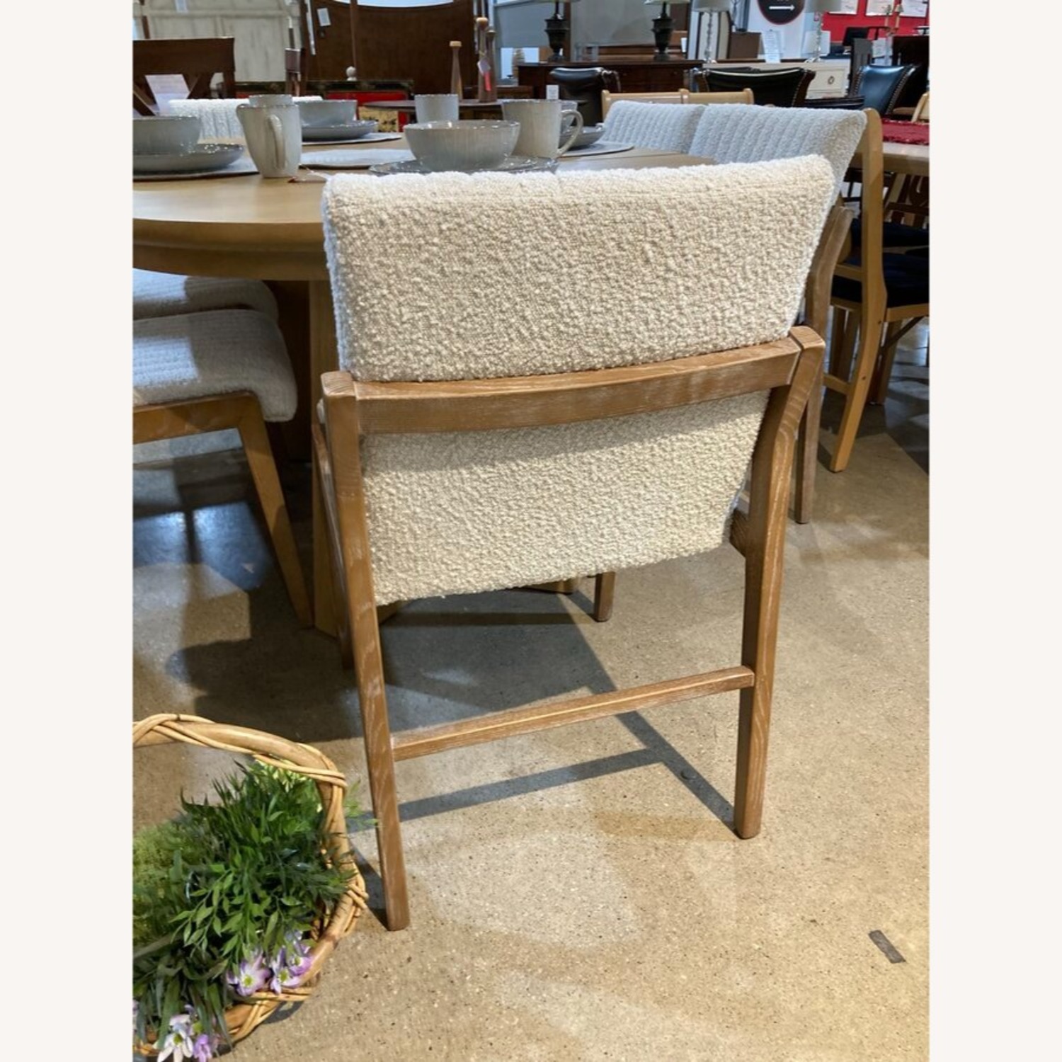 Mercana Tahoe Cream Boucle Dining Chair - image-6