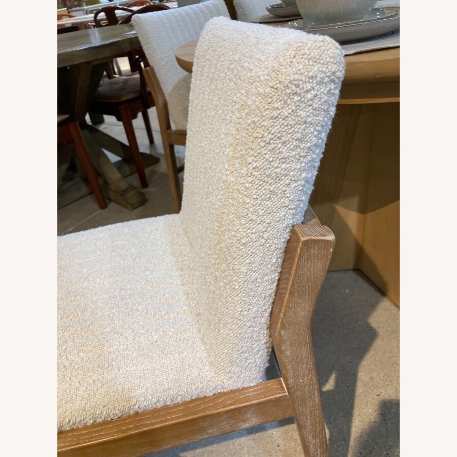 Mercana Tahoe Cream Boucle Dining Chair - image-4