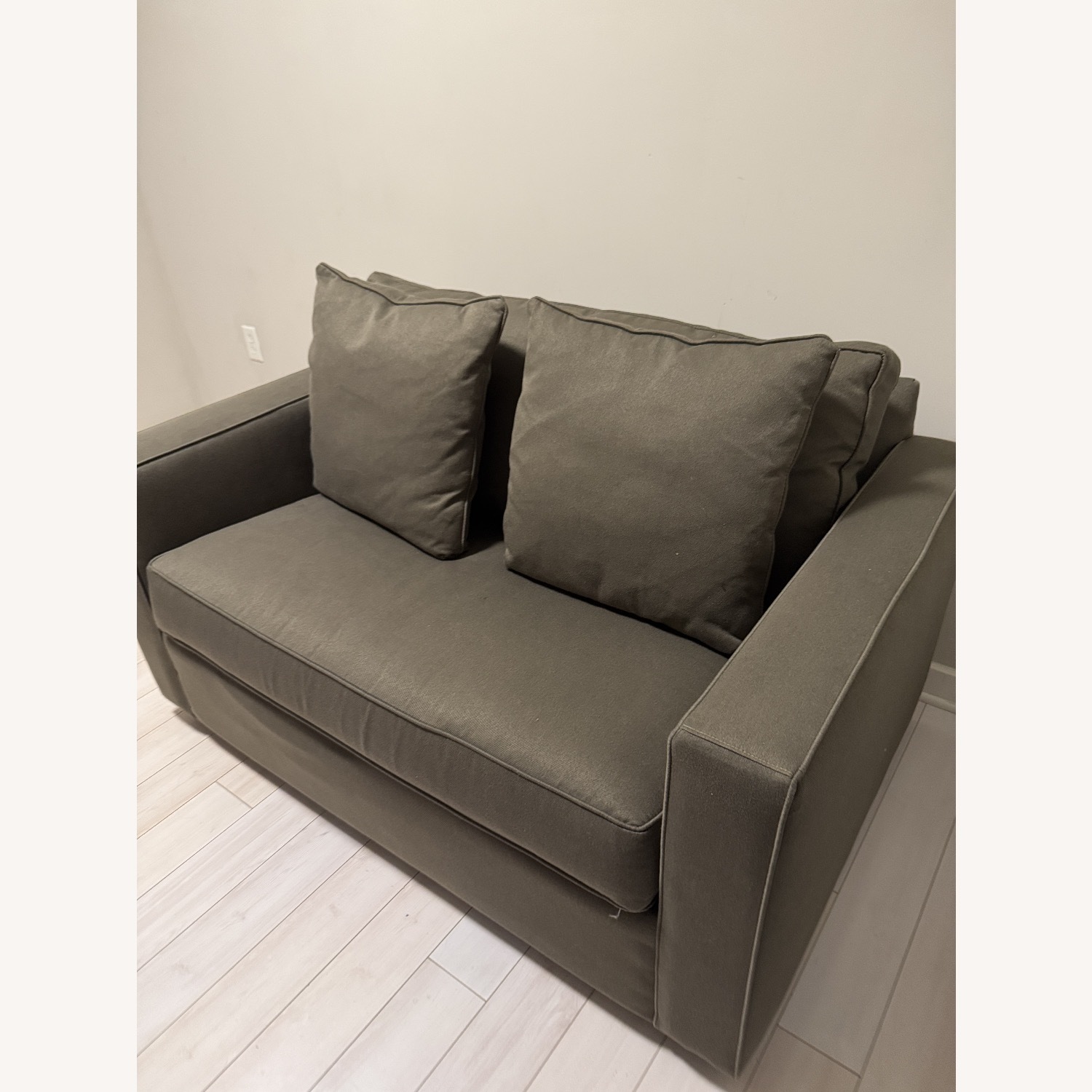 Room & Board Dark Brown Fabric Sleeper Sofa - image-2