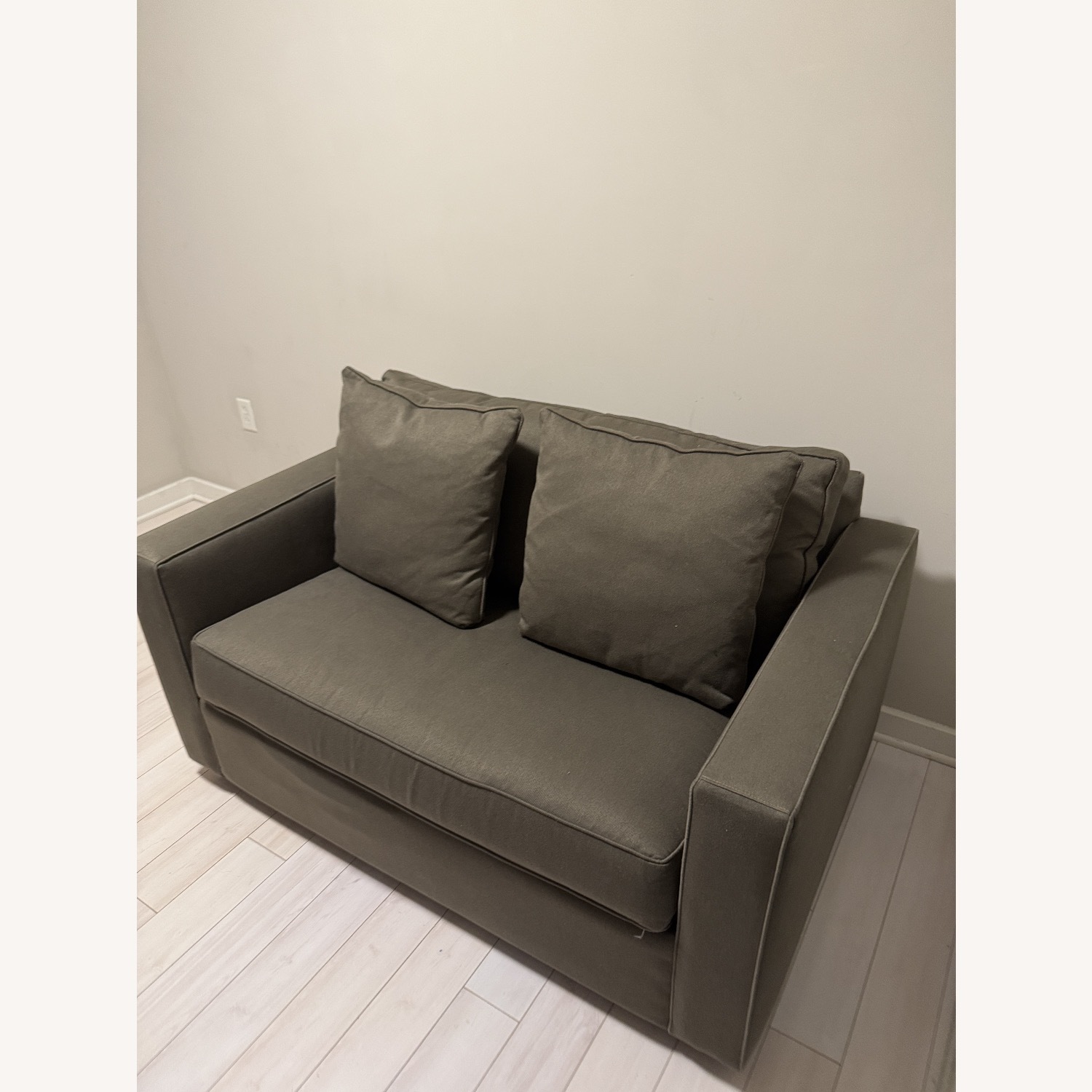 Room & Board Dark Brown Fabric Sleeper Sofa - image-3