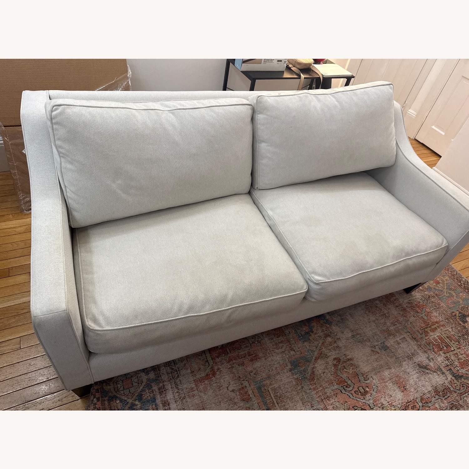 Pottery Barn Cream Couch - image-1