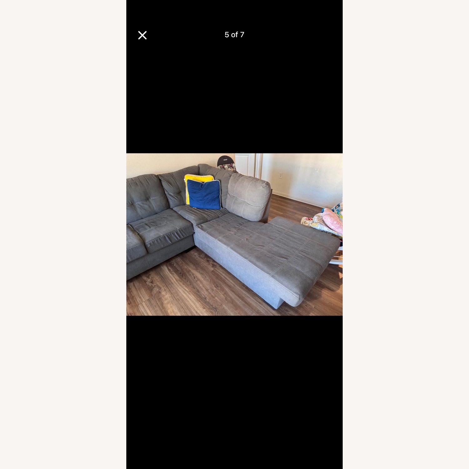 Dark Gray 3+ Piece Sectional - image-4