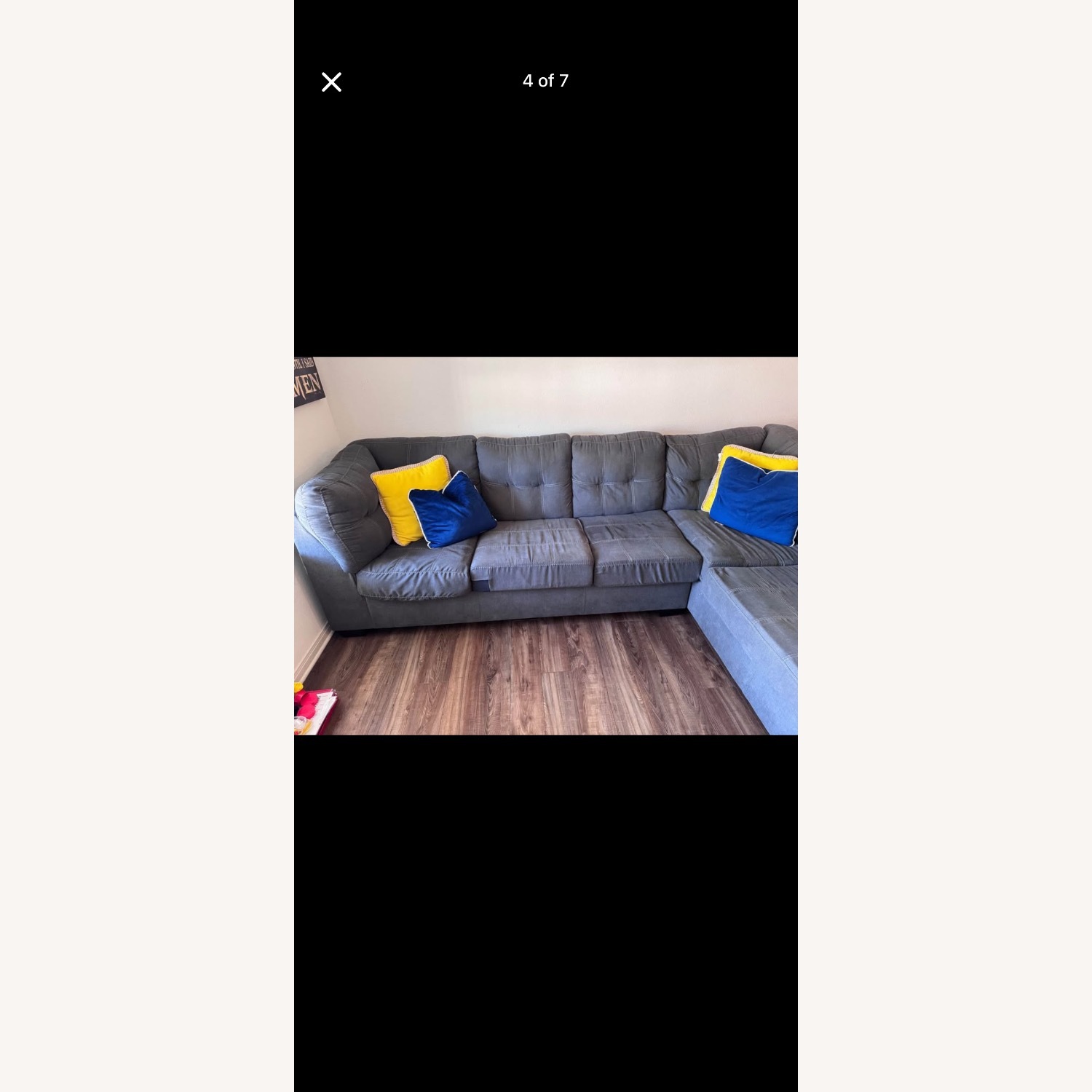 Dark Gray 3+ Piece Sectional - image-3