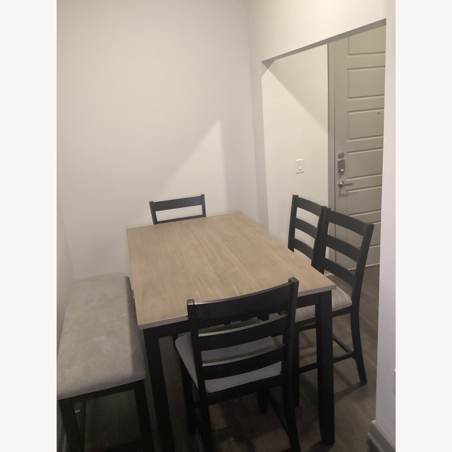 Dark Brown Wood Dining Sets - image-2