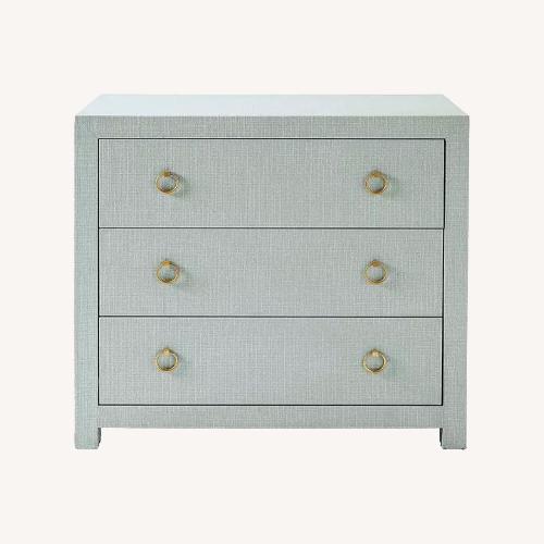 Used Serena & Lily Driftway Blue Wood Dresser for sale on AptDeco