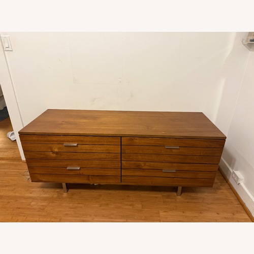 Used CB2 Linear Dark Brown Wood Dresser for sale on AptDeco