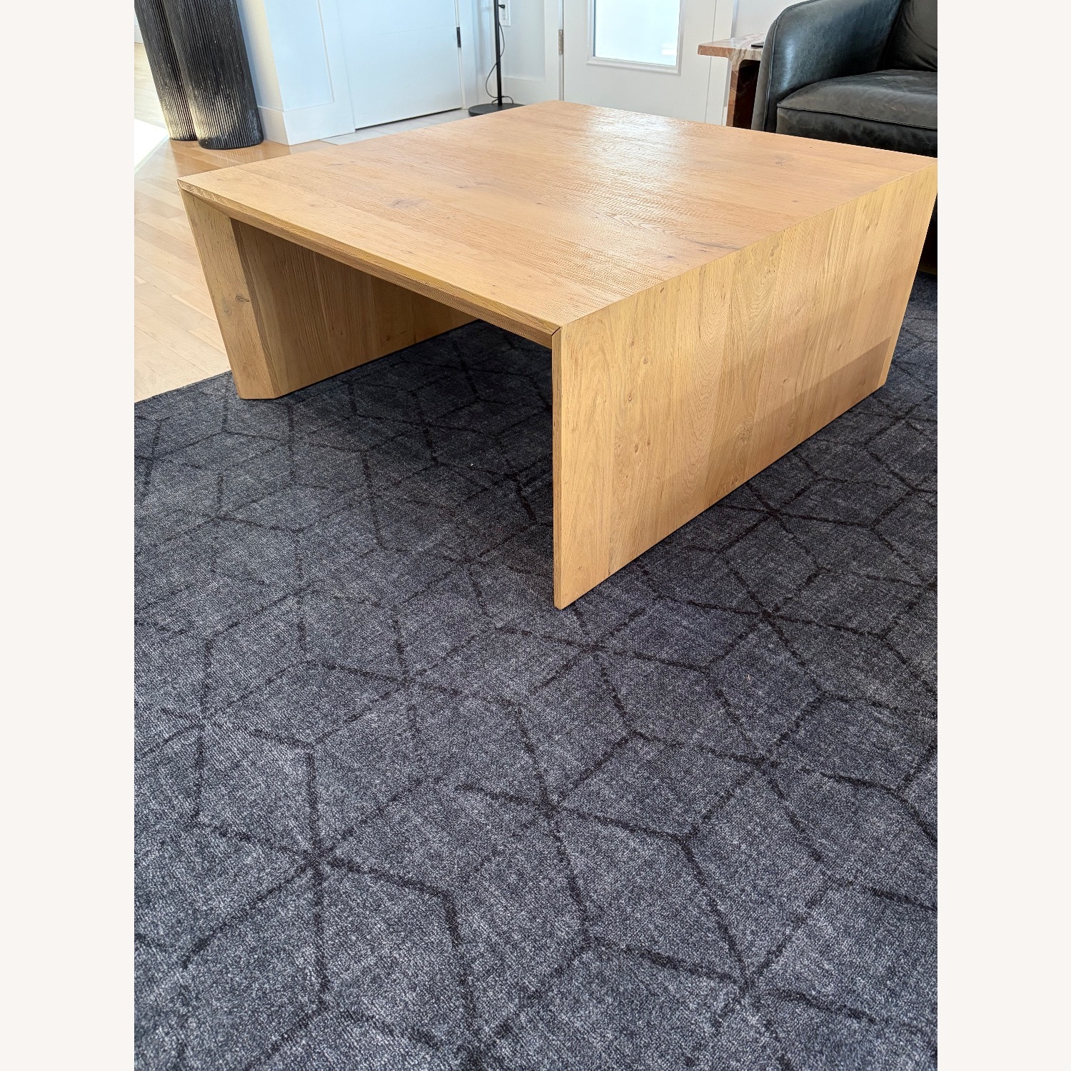 Crate & Barrel Baja Natural Wood Coffee Table - image-4