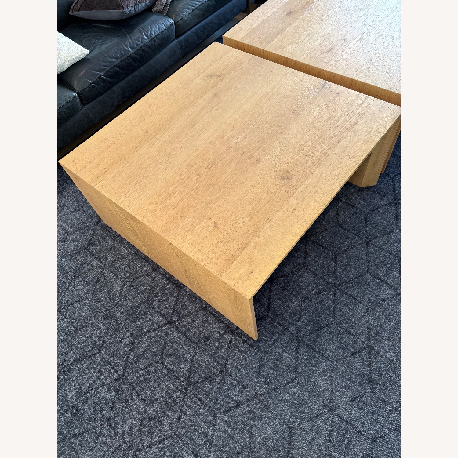 Crate & Barrel Baja Natural Wood Coffee Table - image-2