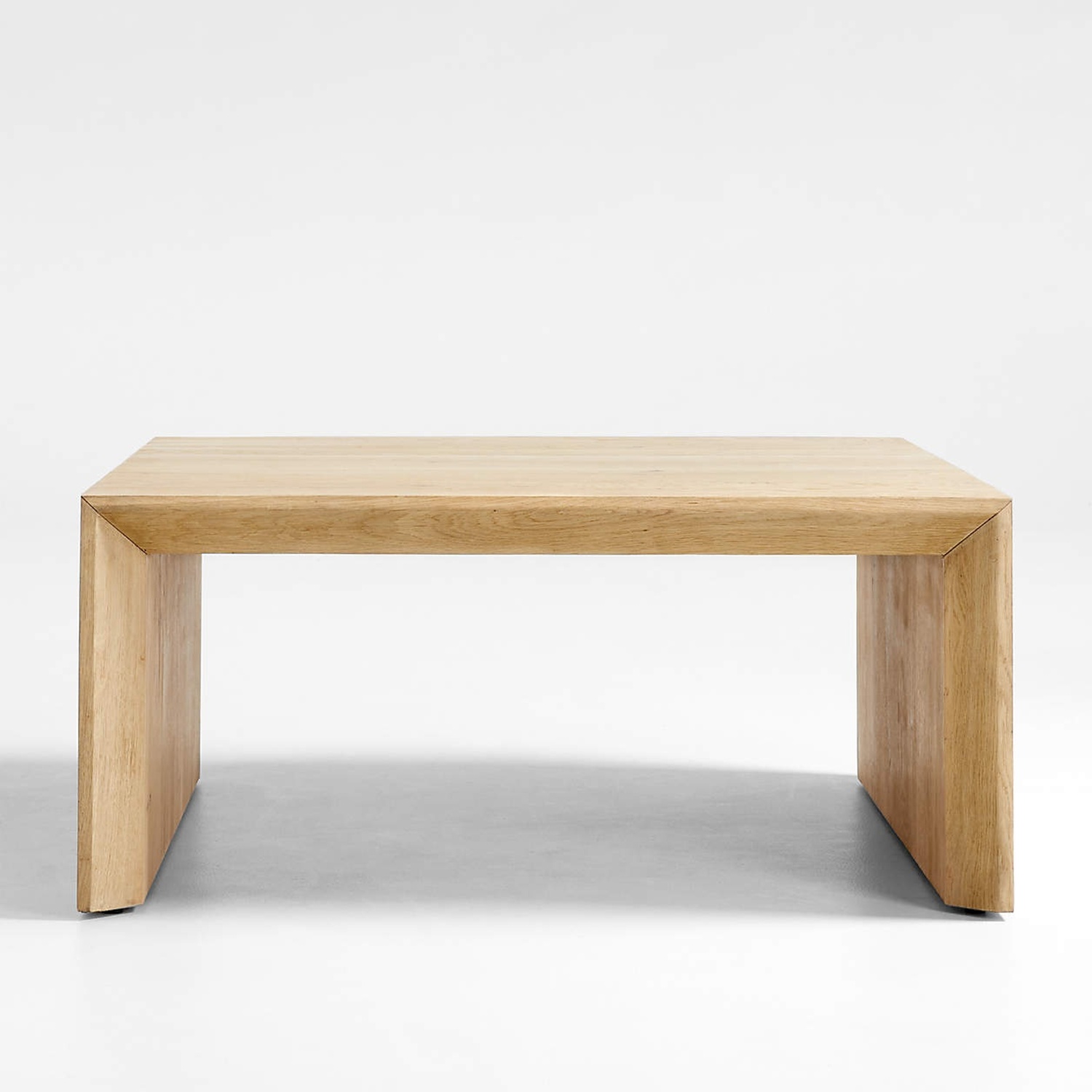 Crate & Barrel Baja Natural Wood Coffee Table - image-0