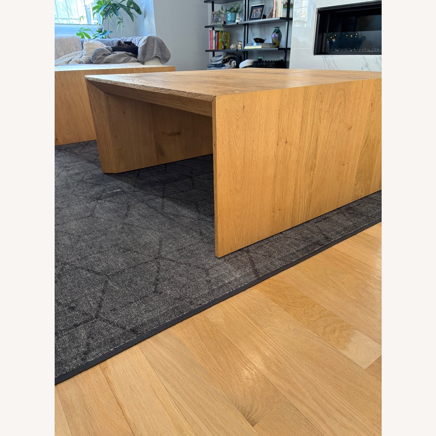 Crate & Barrel Baja Natural Wood Coffee Table - image-5