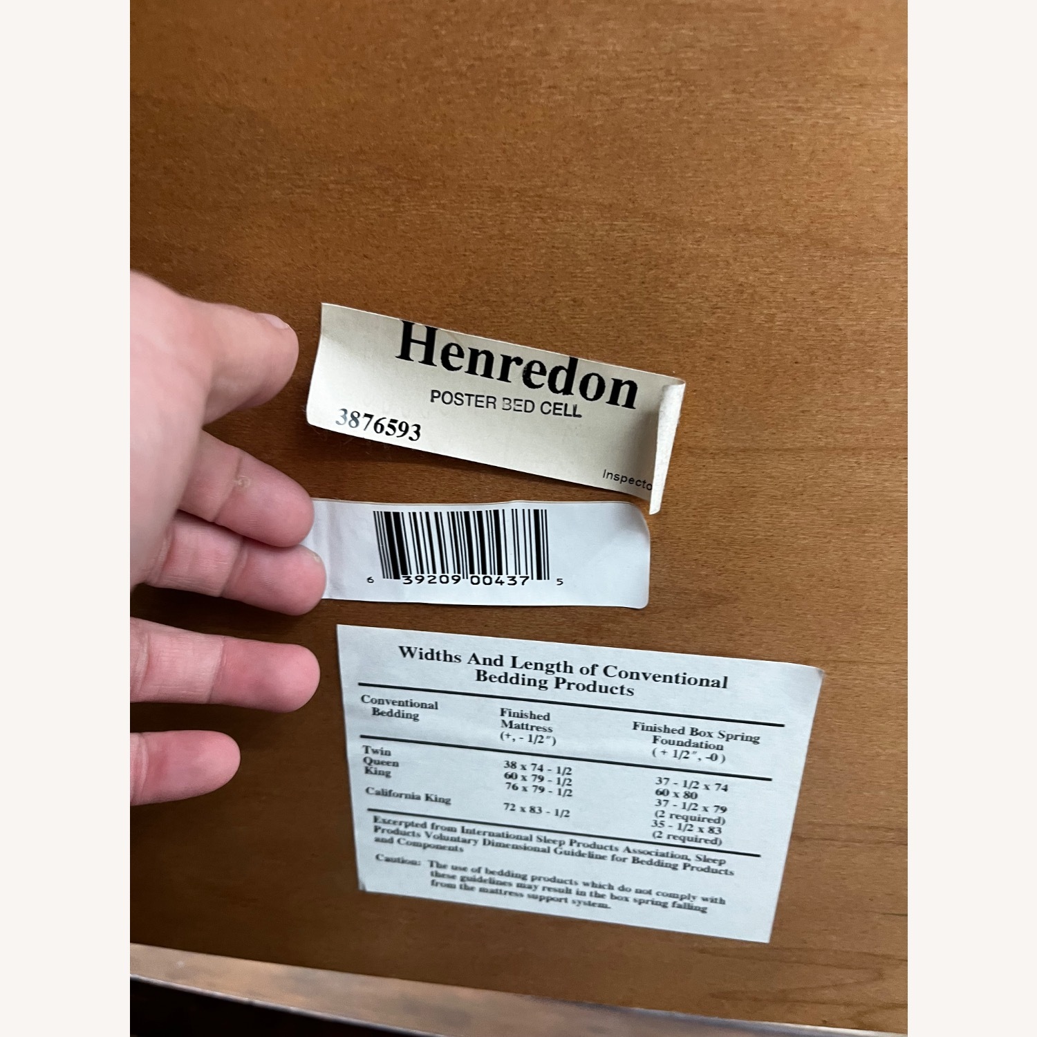 Vintage High-end Henredon California King Bed - image-5