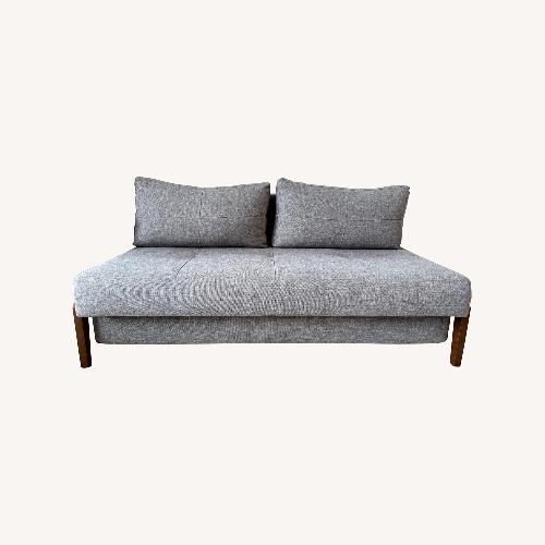 Used Sit Down New York Dark Gray Fabric Futon for sale on AptDeco