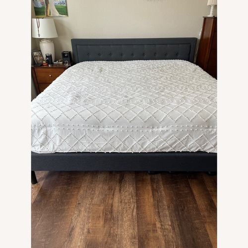 Used King Size Nectar Headboard and kind Bed Frame for sale on AptDeco