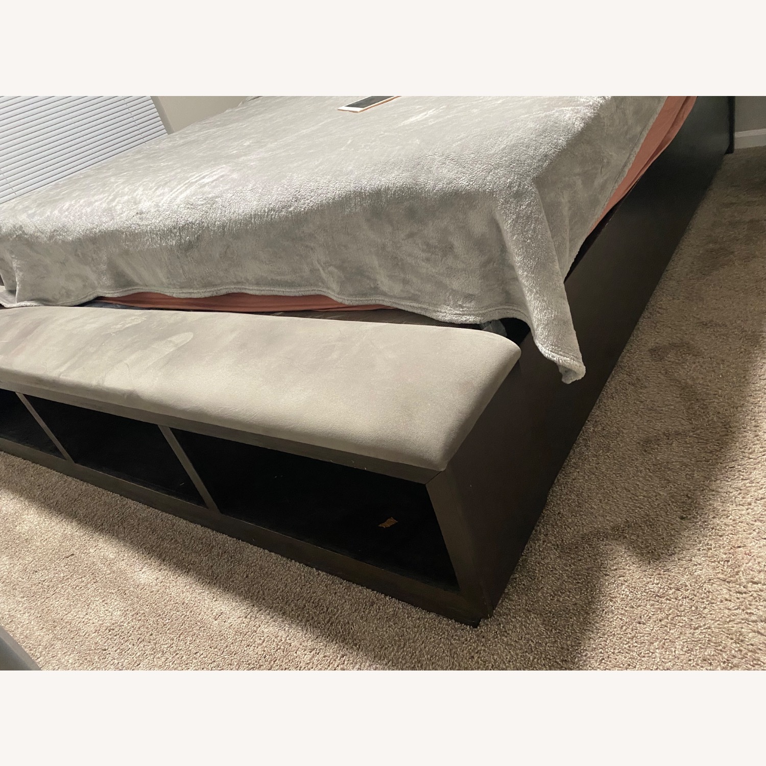 Light Gray King Bed - image-1