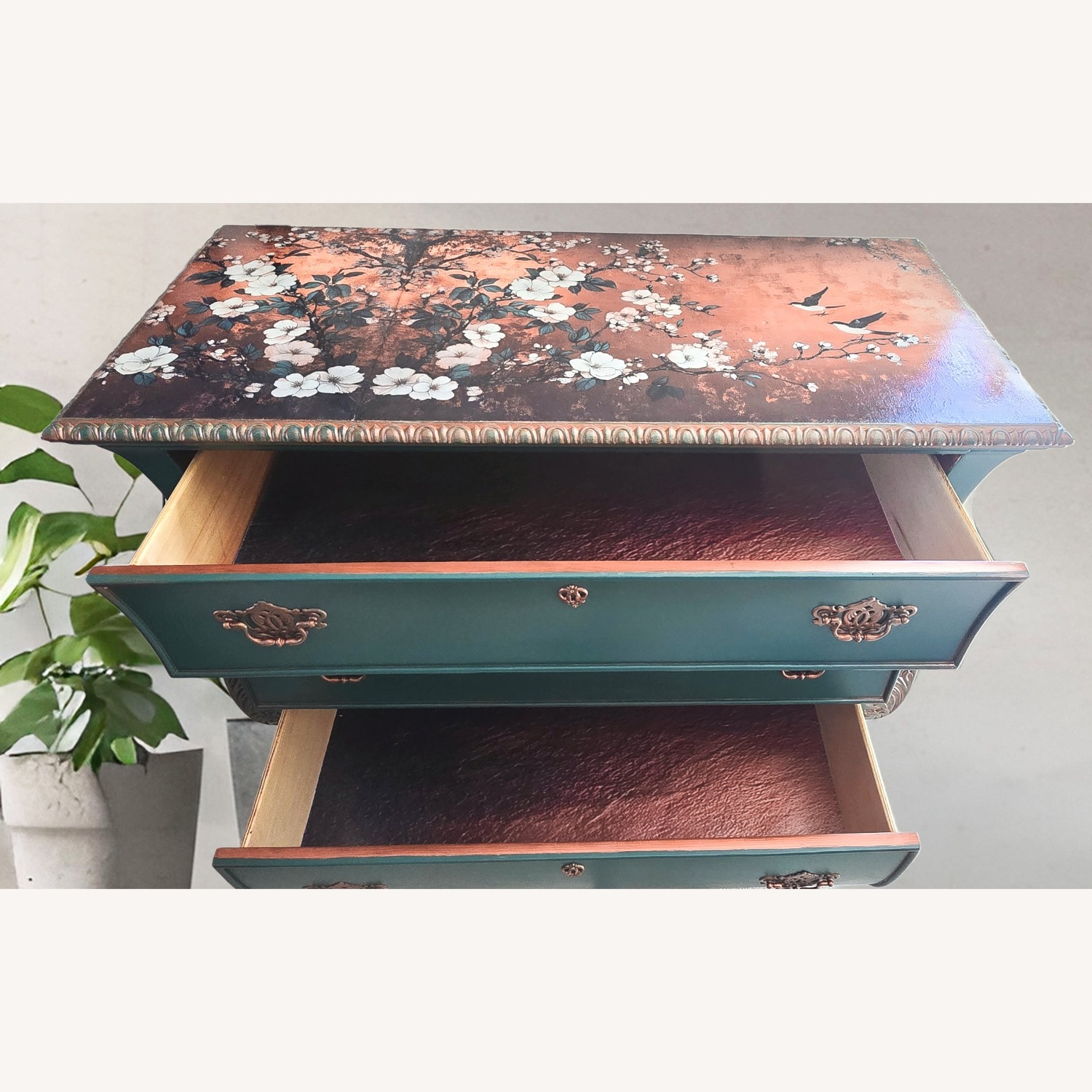 Hand Painted French Provincial Dresser - image-3