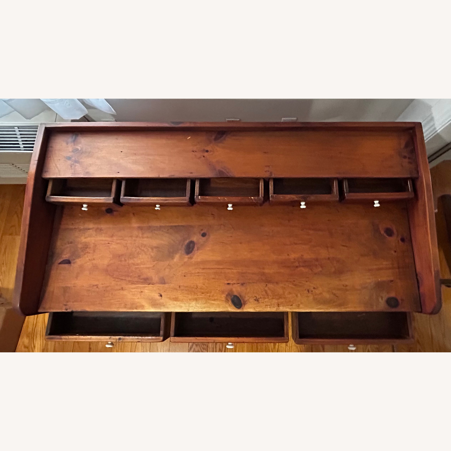 Ethan Allen 1970's  Old Tavern Antiqued Desk - image-2