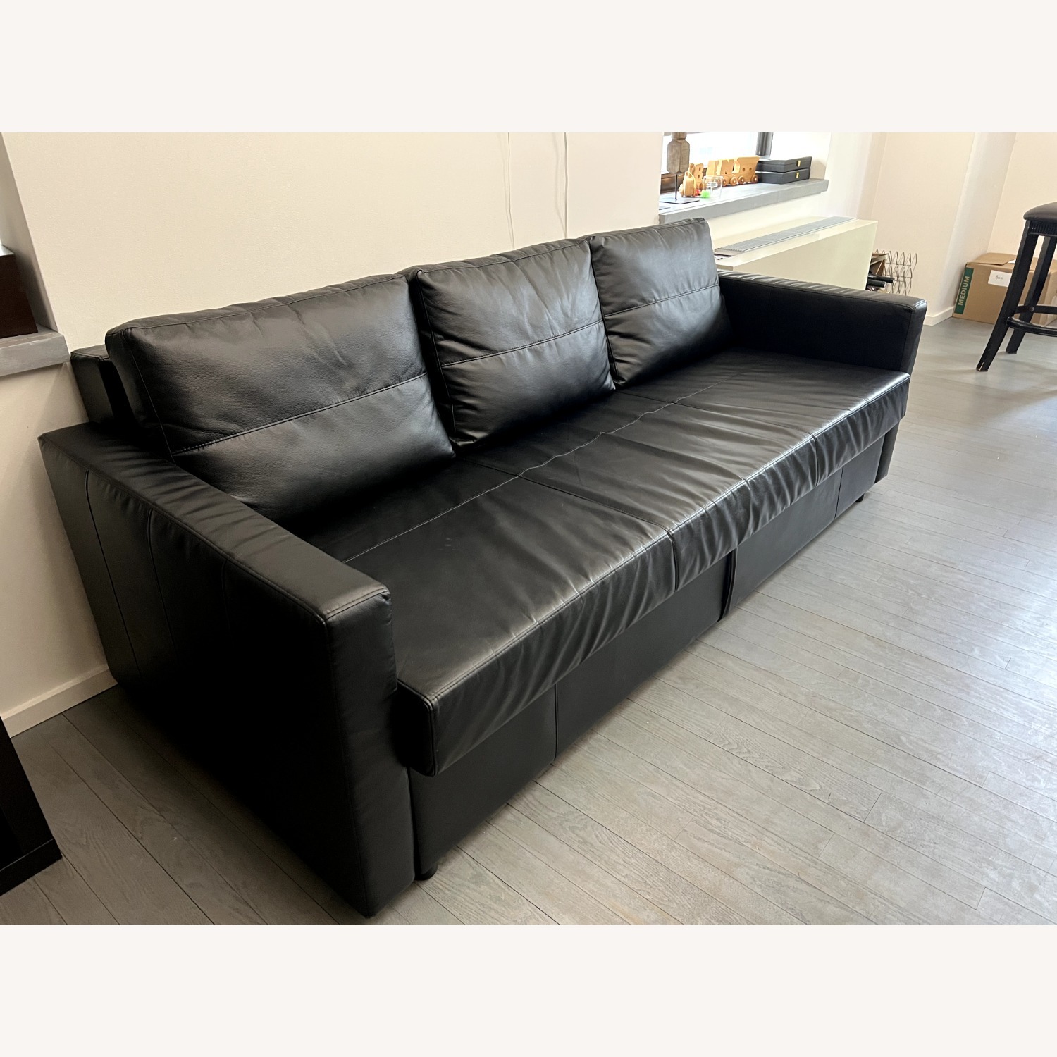IKEA Friheten Black Sleeper Sofa - image-3