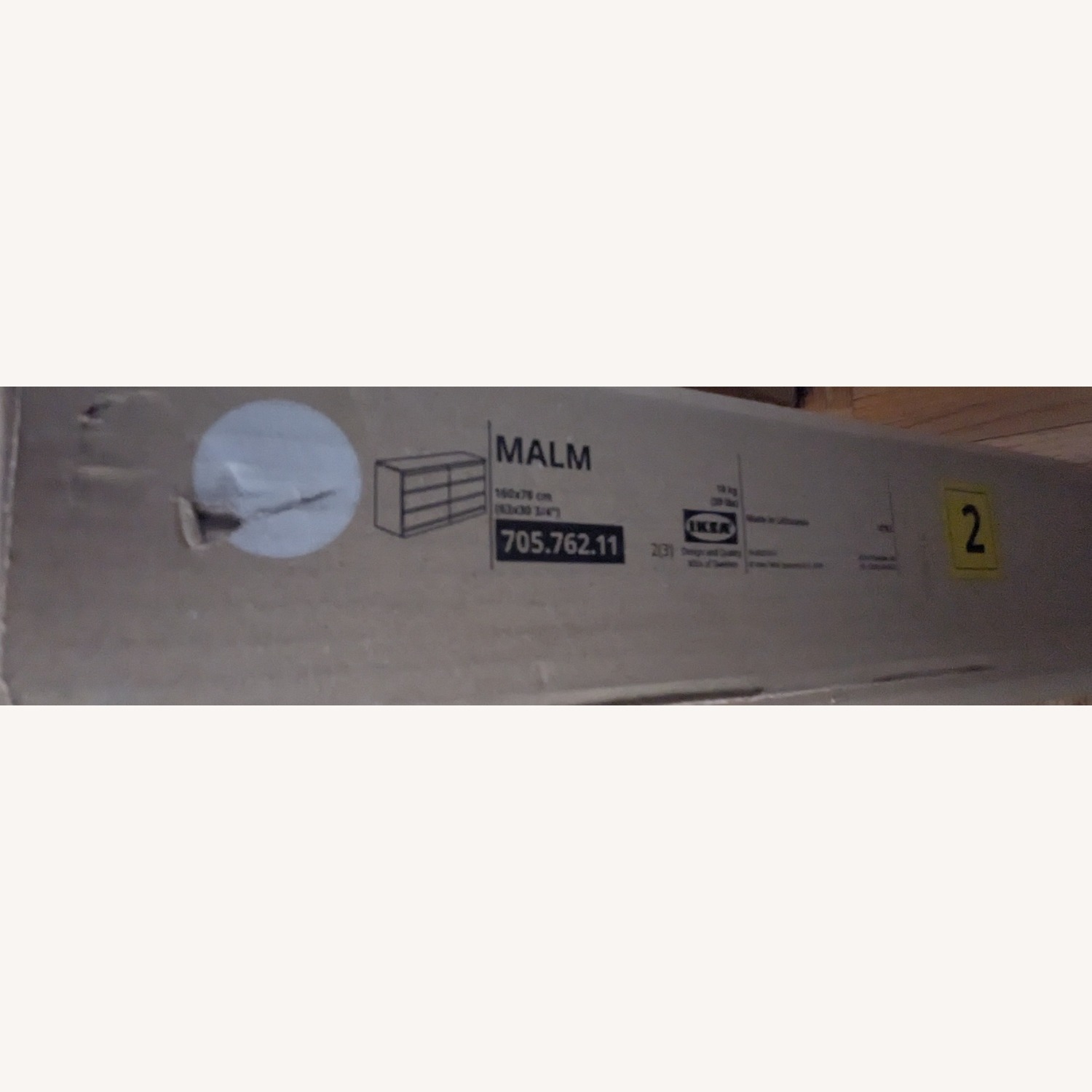 IKEA MALM White Dresser  - image-2