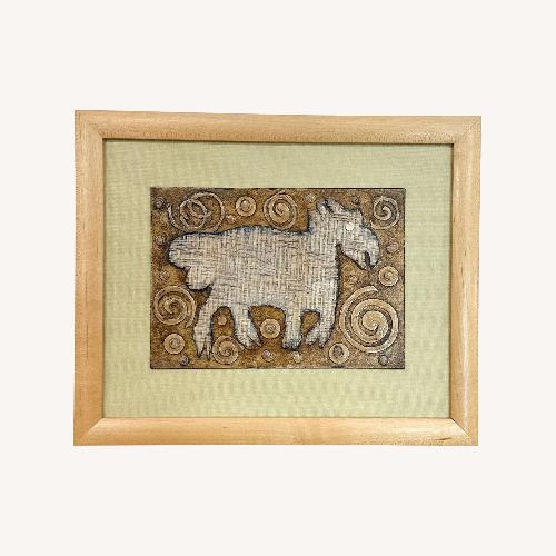 Used Mixed Media Framed Art by Yvonne Browne	 for sale on AptDeco