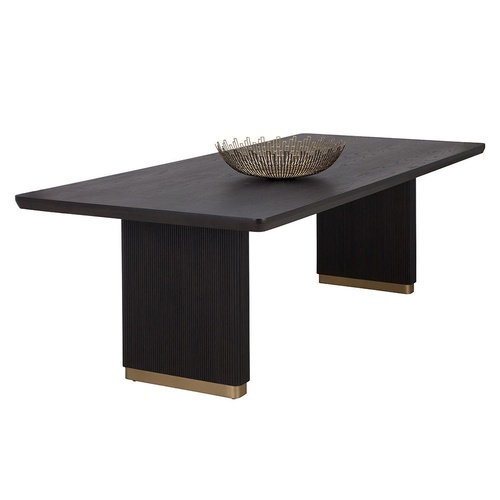 Used Black Wood Dining Table for sale on AptDeco