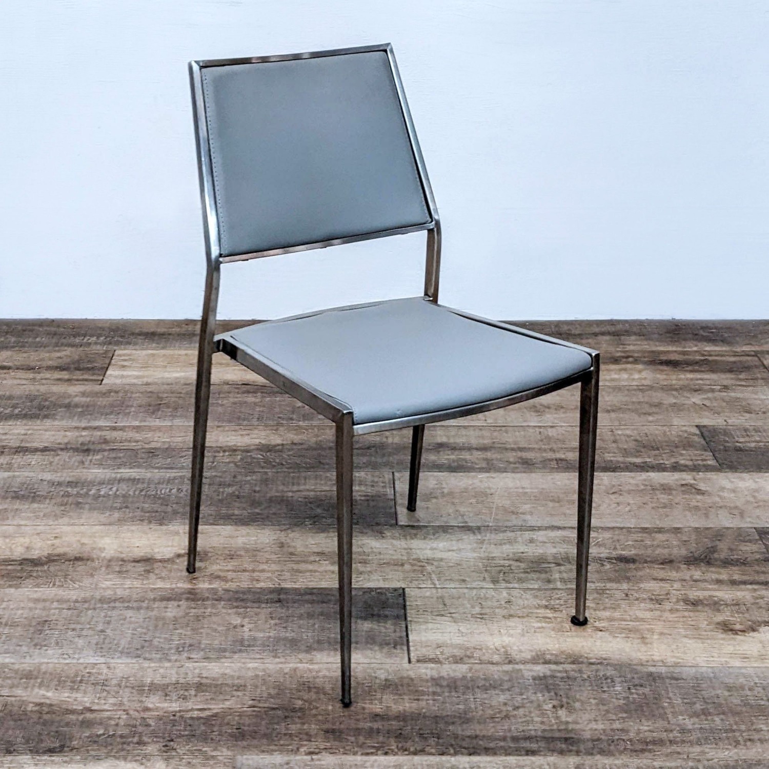 Kinwai Inc. Faux Leather and Metal Dining Chair - image-3