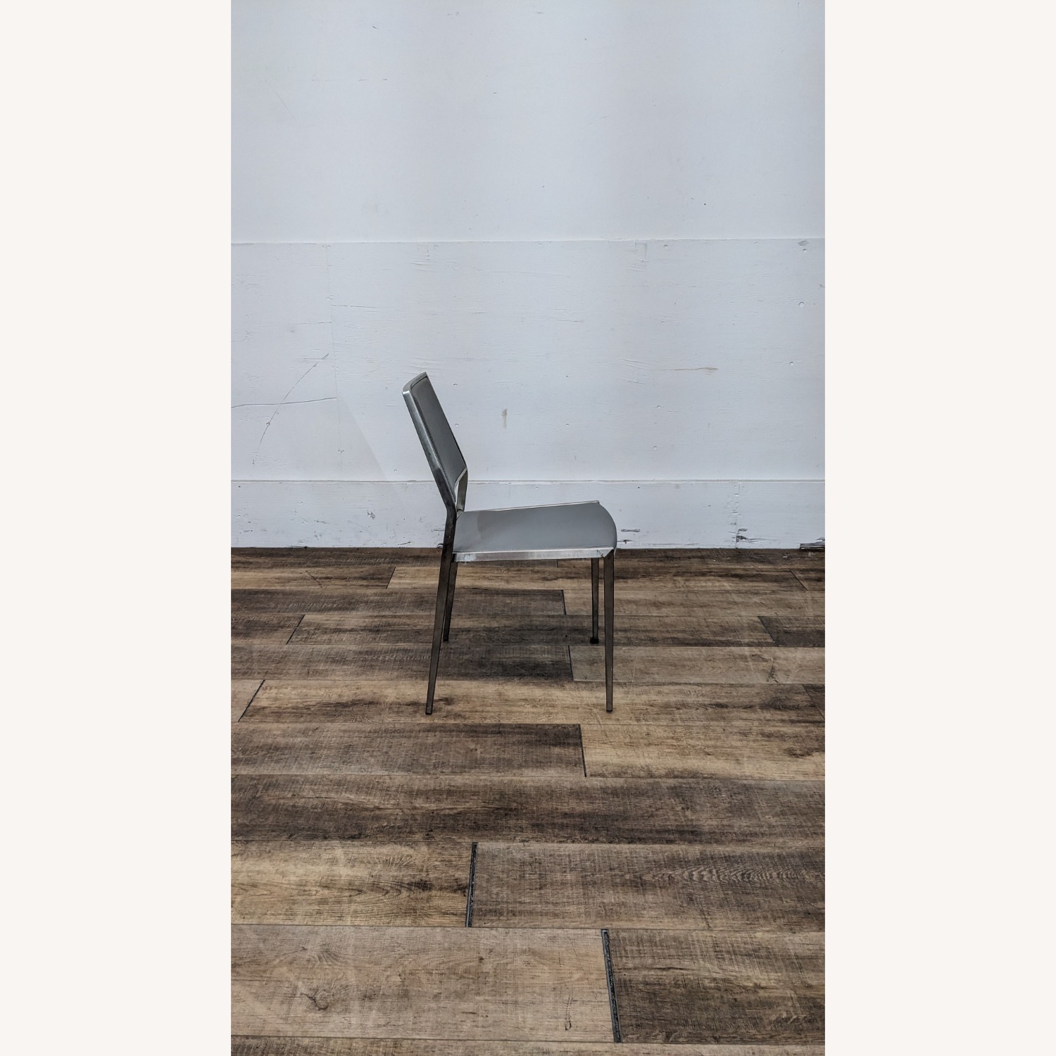 Kinwai Inc. Faux Leather and Metal Dining Chair - image-9