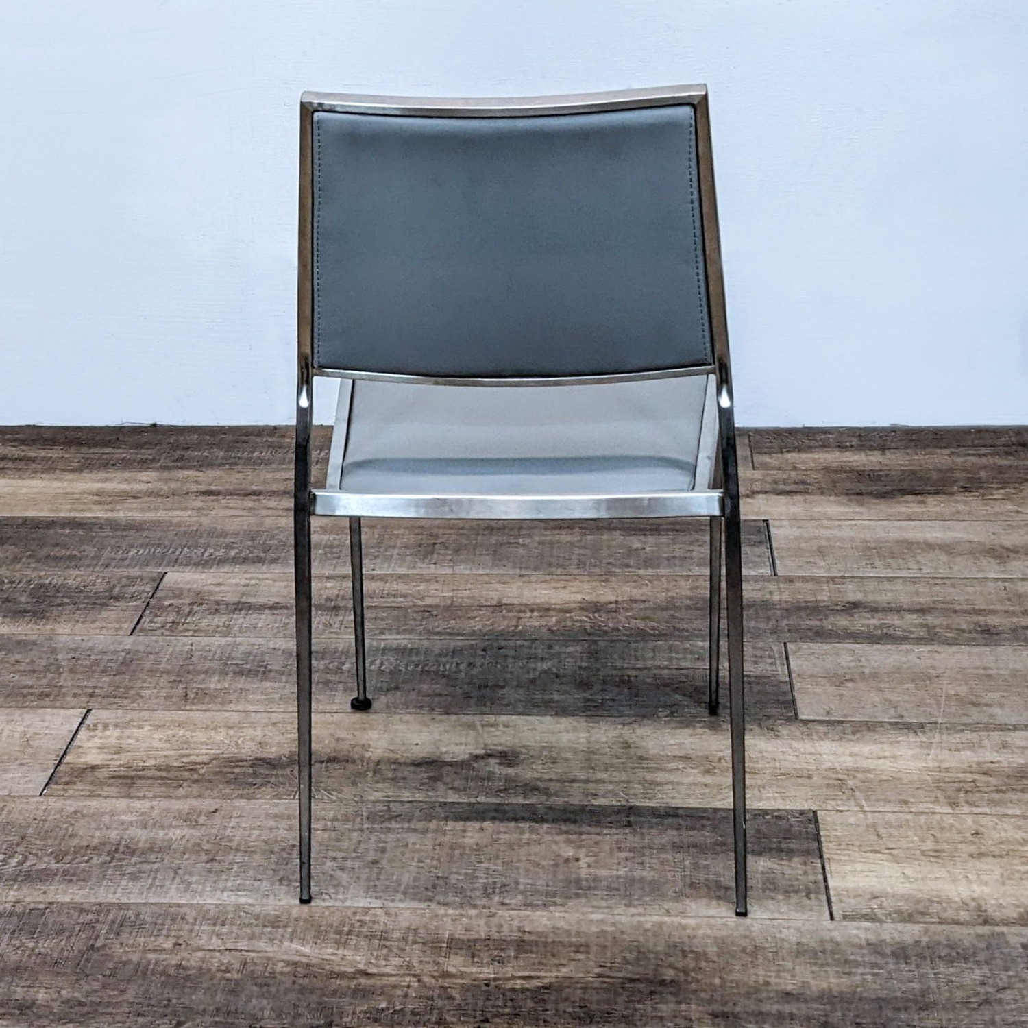 Kinwai Inc. Faux Leather and Metal Dining Chair - image-1