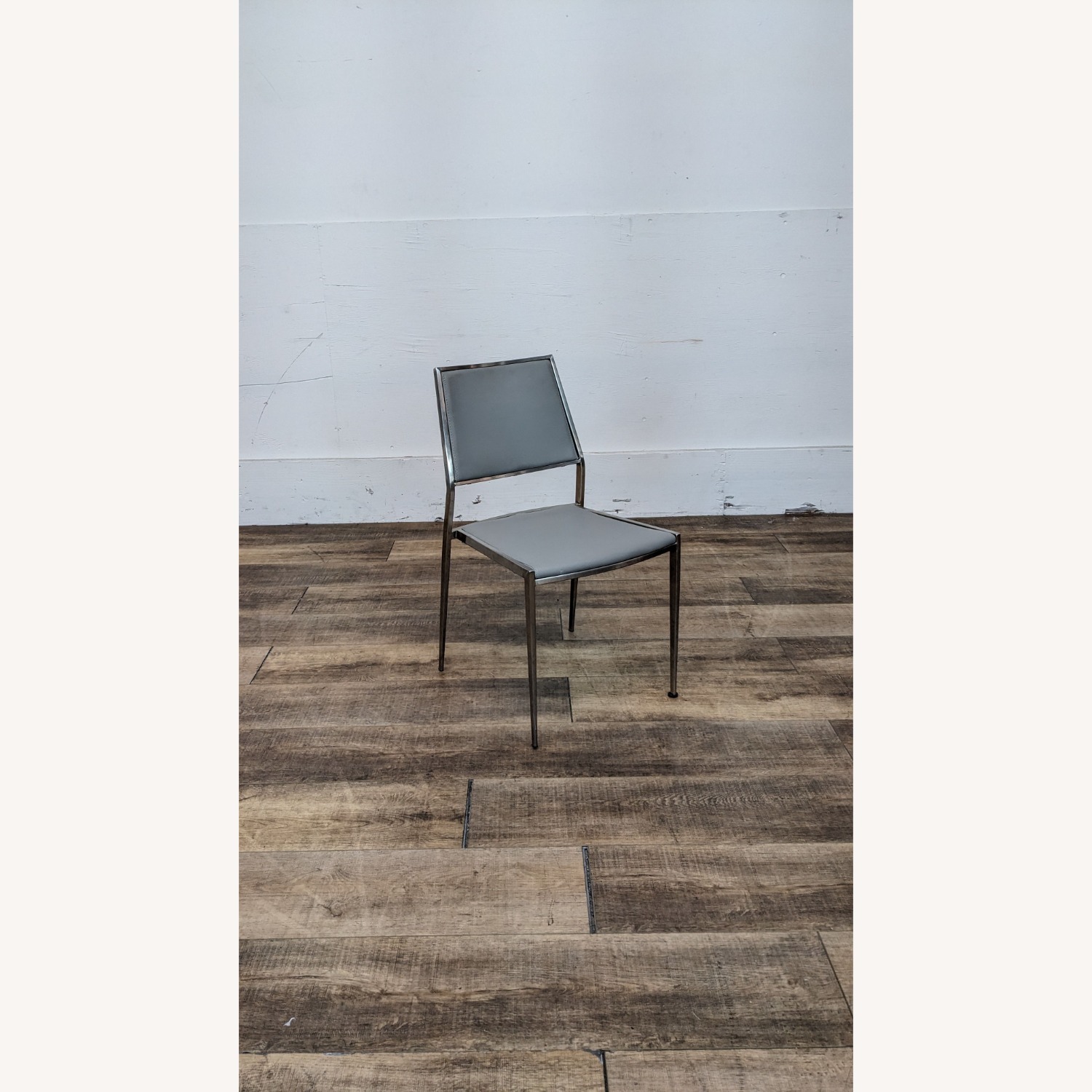 Kinwai Inc. Faux Leather and Metal Dining Chair - image-8