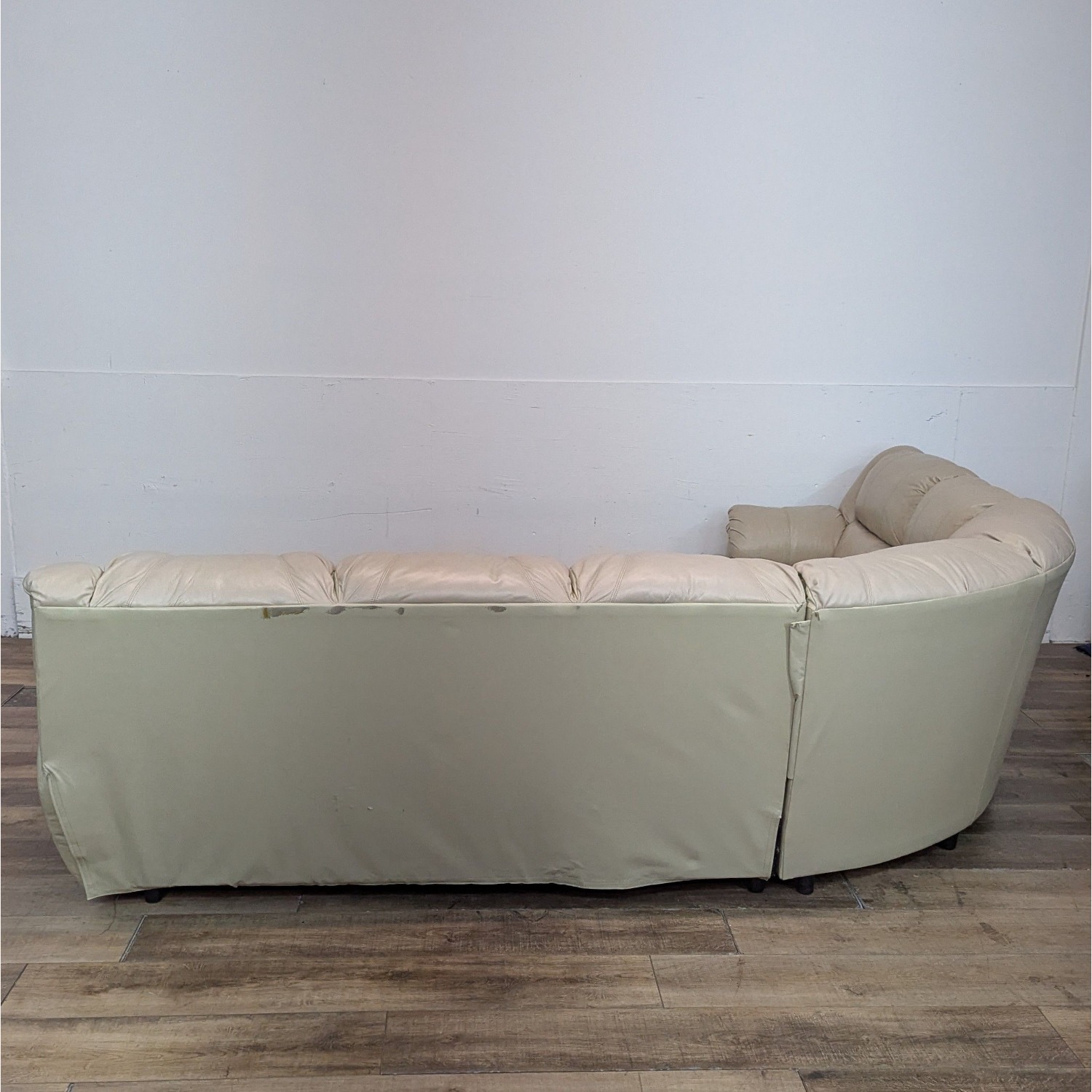 Ashley Leather Sectional with Recliner and Sleeper - image-12