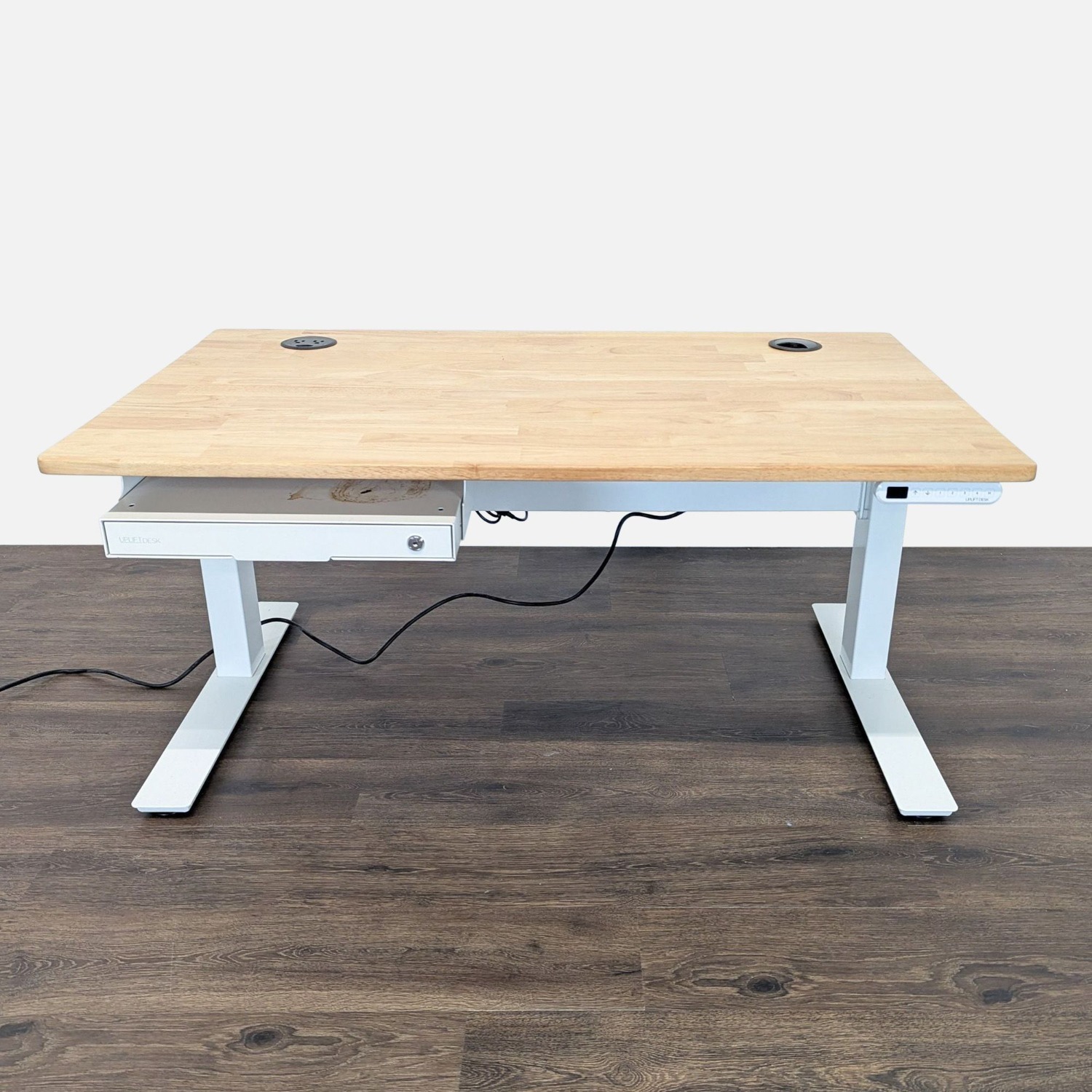 Uplift Adjustable Standing Desk with Locking Drawer - image-1