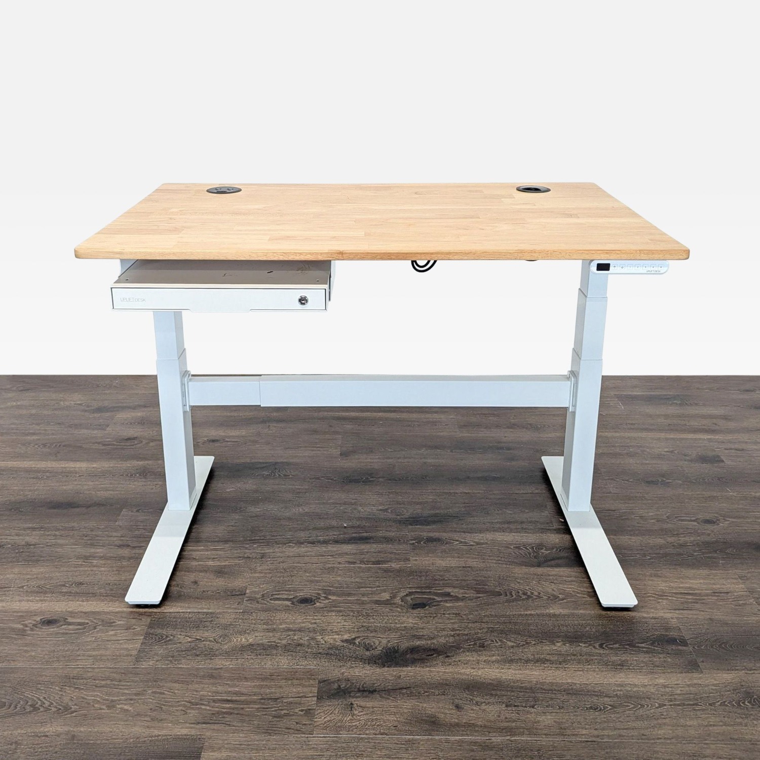 Uplift Adjustable Standing Desk with Locking Drawer - image-2