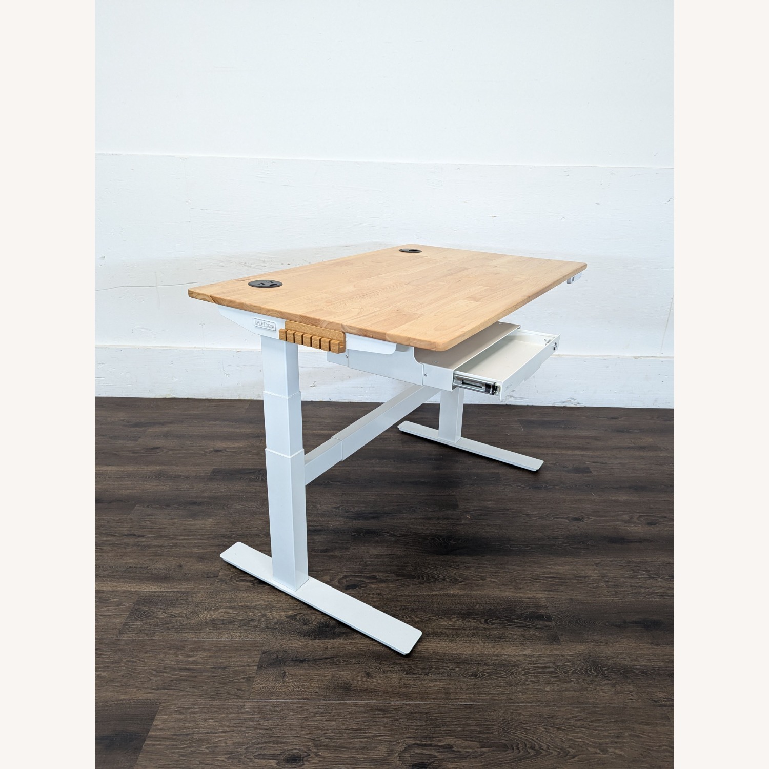 Uplift Adjustable Standing Desk with Locking Drawer - image-11