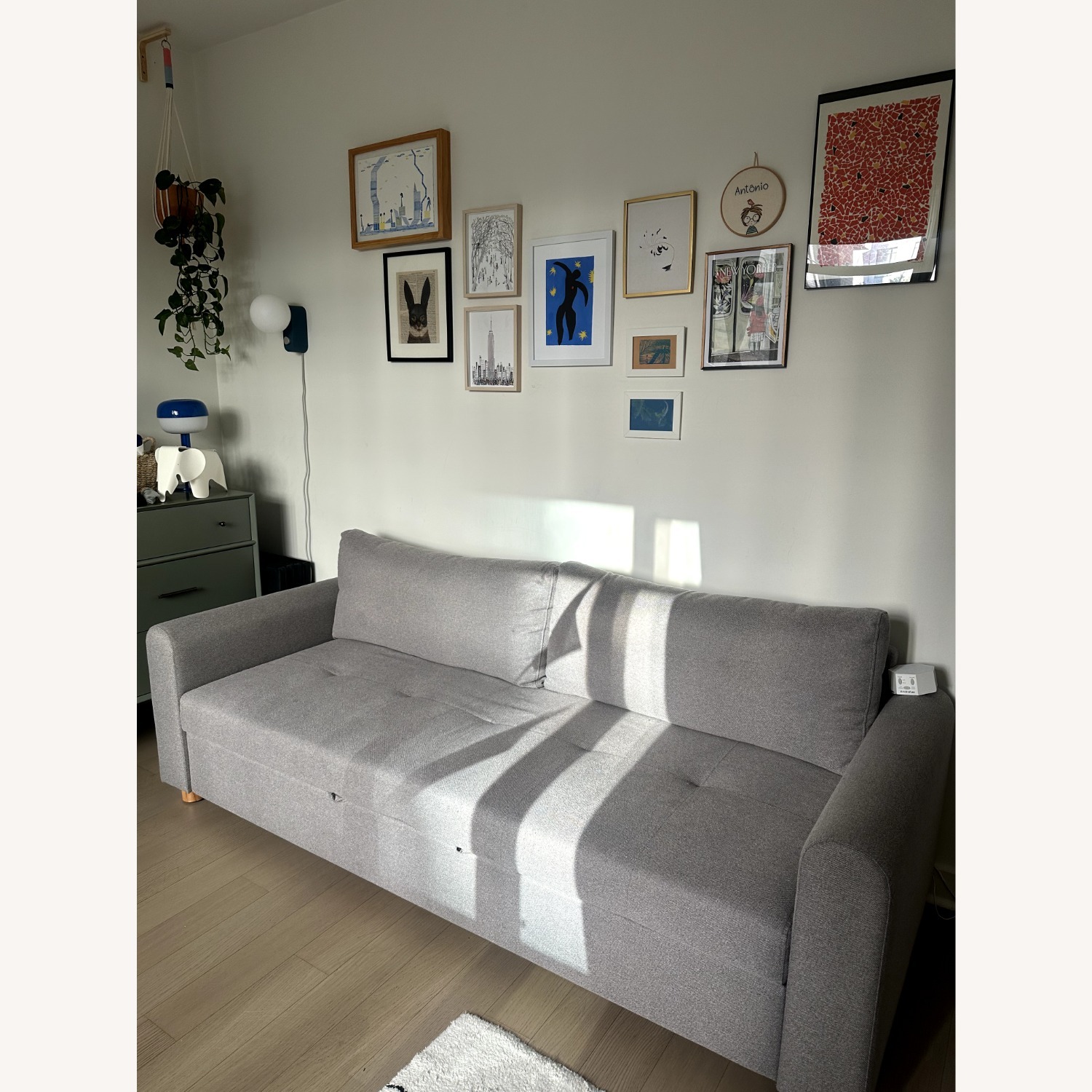 Article Nordby 87" Sofa Bed - Pep Gray - image-1