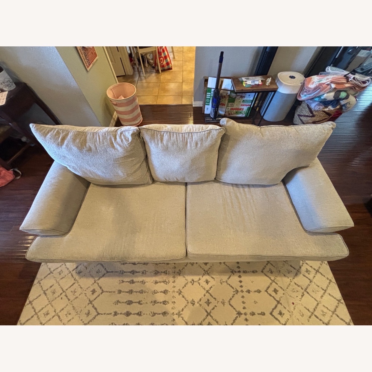 RoomsTo Go Gray East Bank Sofa - image-4