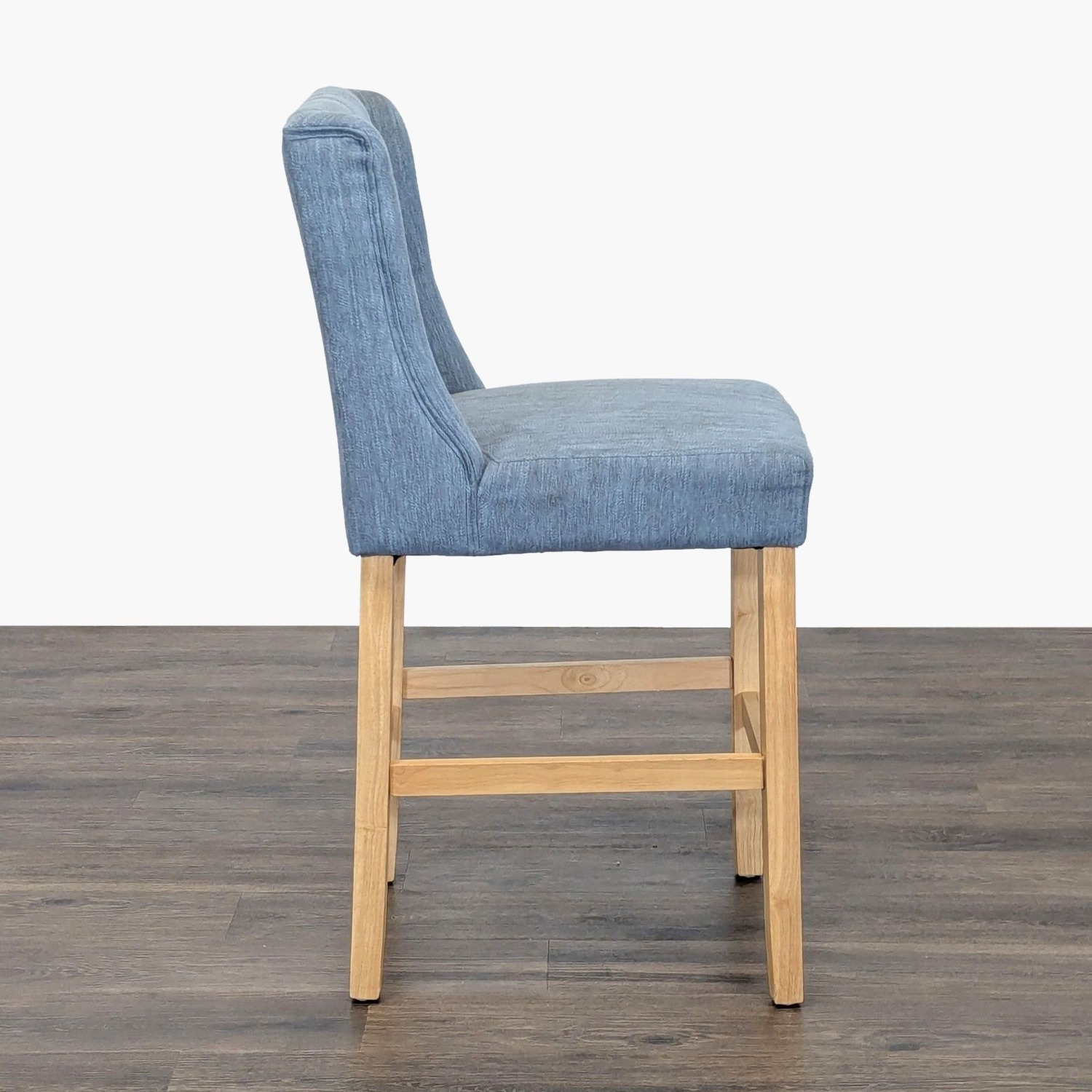Noble House Home Wingback Button Tufted Bar Stool - image-2