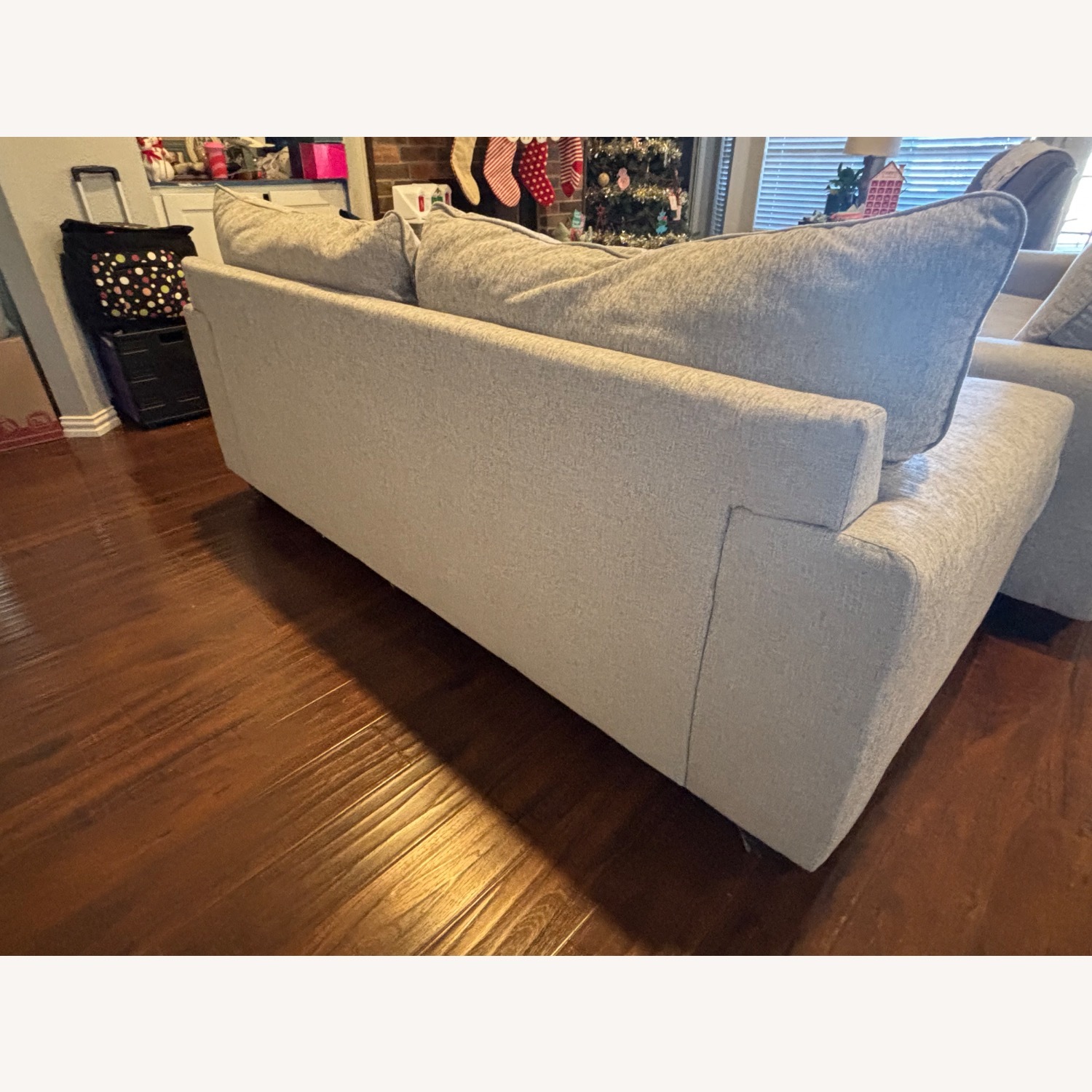 Rooms To Go  East Bank Light Gray Loveseat - image-5