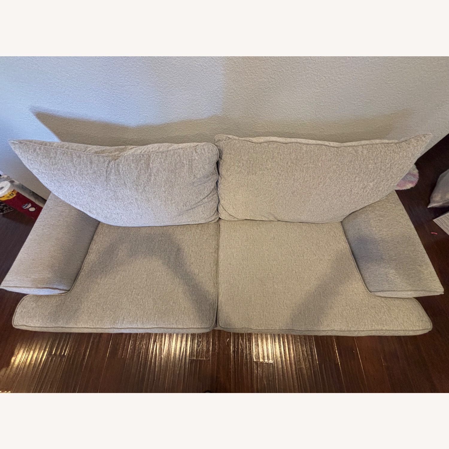 Rooms To Go  East Bank Light Gray Loveseat - image-4