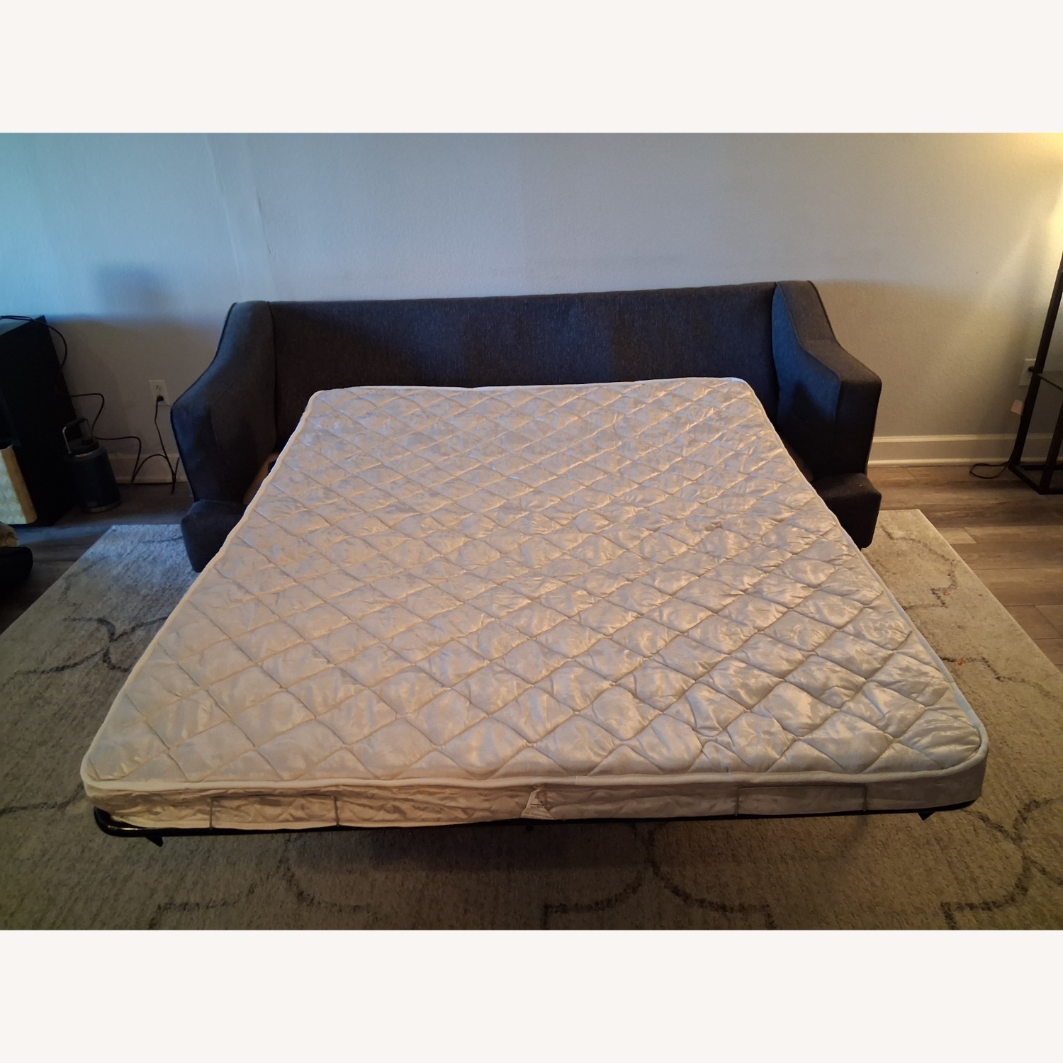 Blue Sleeper Sofa - image-3