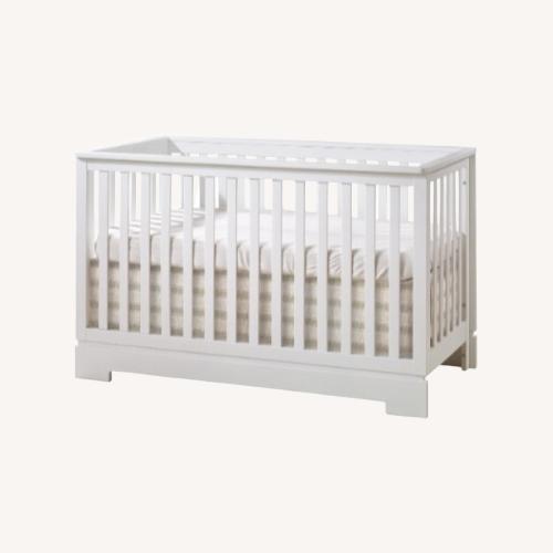 Used Natart Olson White Wood Crib for sale on AptDeco