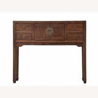 Solid Wood Console Table/Cabinet