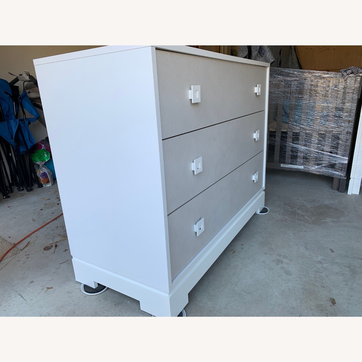 Natart Olson Dresser White Wood Dresser - image-3