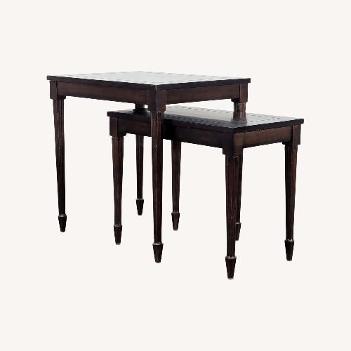 Used Portier Wood Nesting Tables for sale on AptDeco