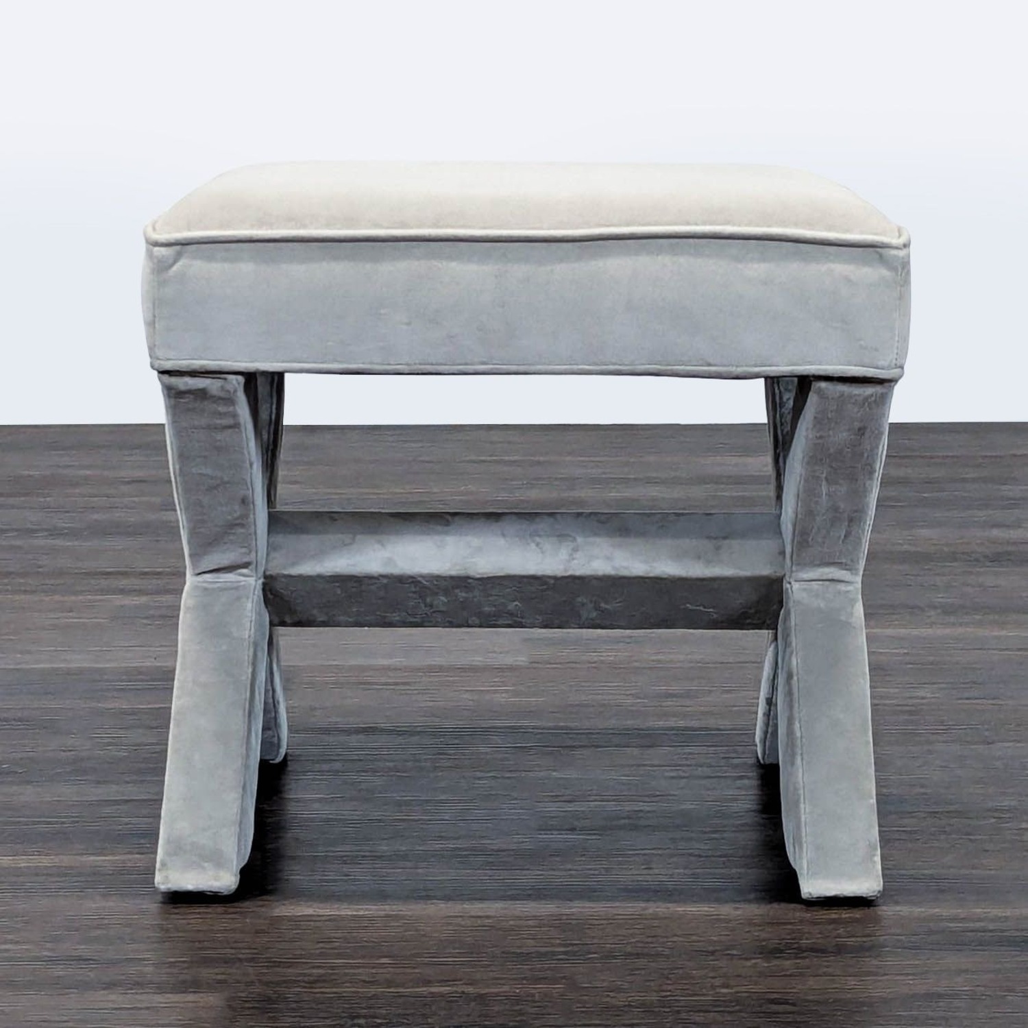 West Elm X Leg Stool - image-1