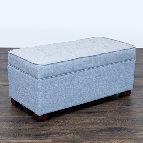 Used Target Button Tufted Storage Ottoman for sale on AptDeco