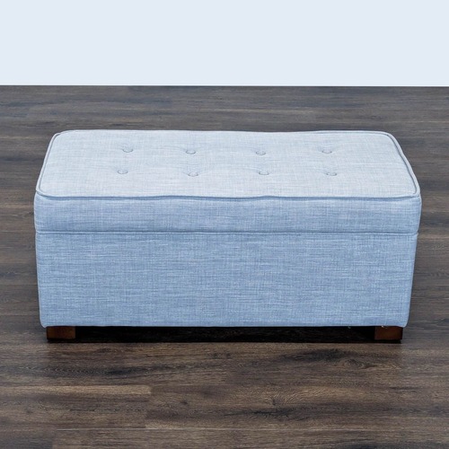Used Target Button Tufted Storage Ottoman for sale on AptDeco