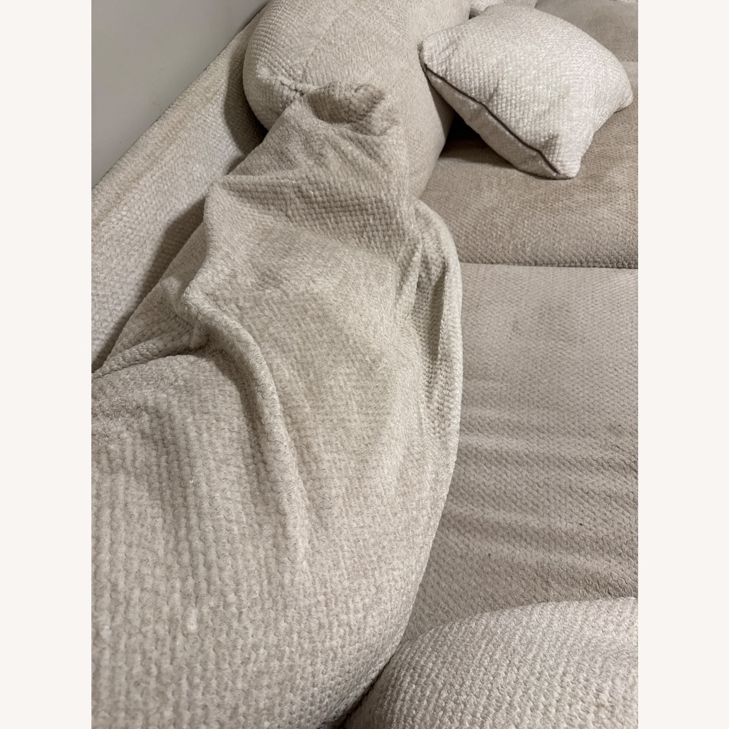 White 2 Piece Sectional - image-3