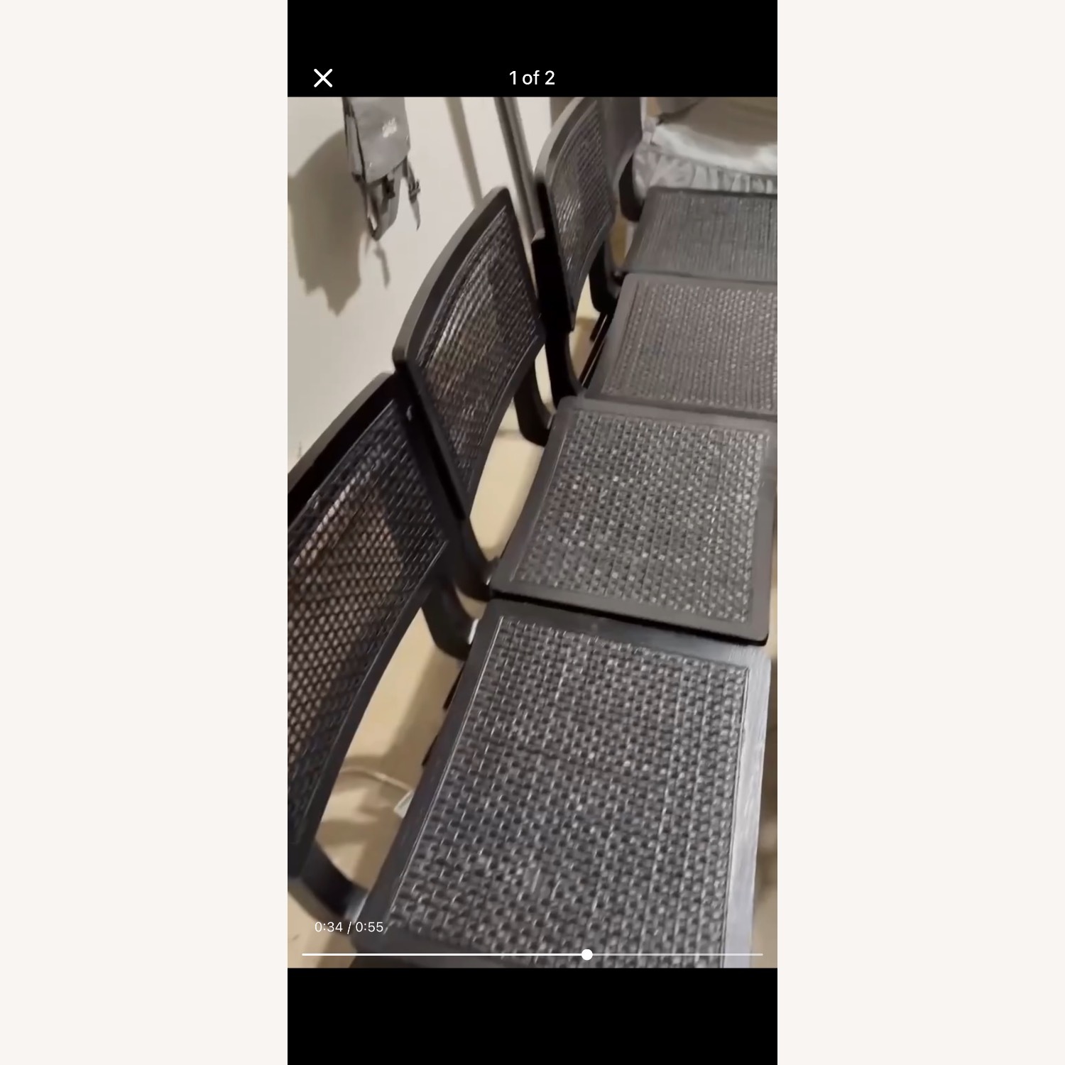 Target Tormod Black Rattan Dining Chairs, Set of 4  - image-3